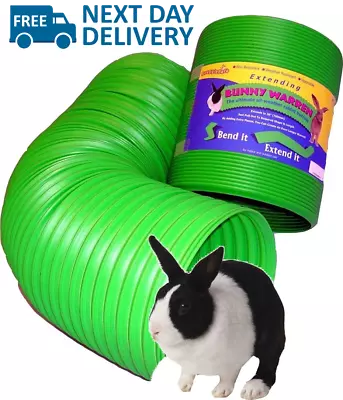 Foldable Flexible Rabbit Tunnel Toy Pet Warren Tube Funny Play Guinea Pig • £10.99