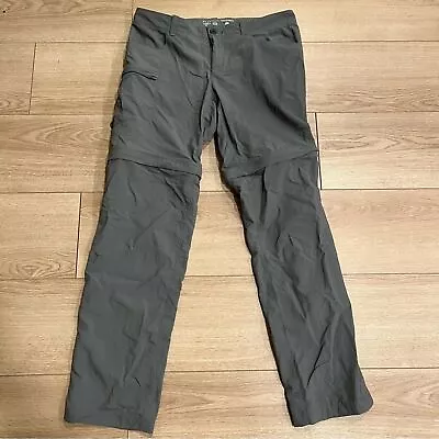 Mountain Hardwear Women’s Gray Cargo Convertible Hiking Climbing Pants Size 4/32 • $35