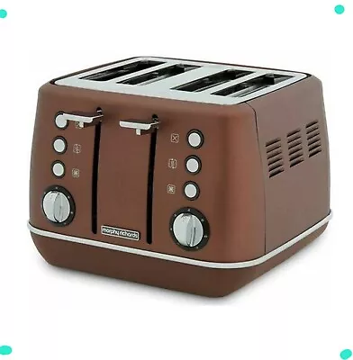 MORPHY RICHARDS 240101 Evoke 4 Slice Toaster BOX DAMAGE • £30