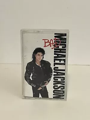 Michael Jackson “King Of Pop” Cassette Album Bad. 1987 • $7