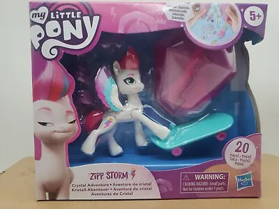 My Little Pony New Generation Movie Crystal Adventure Zipp Storm Blue Skateboard • $11.50