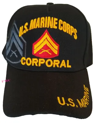 U.S. Marine Corporal E-4 Cap Black • $11.79