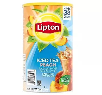 Lipton Sweetened Iced Tea Mix Peach {89.8 Oz.} • £14.86