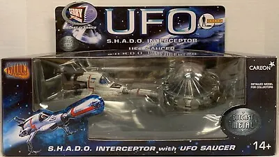 Carlton Gerry Anderson Ufo S.h.a.d.o. Interceptor With Ufo Saucer Diecast New Us • $399.98
