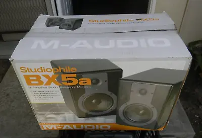 Pair Of M-Audio Studiophile BX5a Monitor Speakers • $129.99