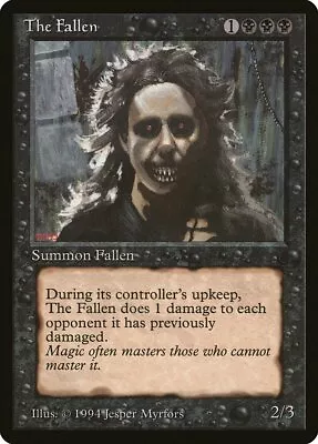 The Fallen The Dark PLD Black Uncommon MAGIC THE GATHERING MTG CARD ABUGames • $1.79