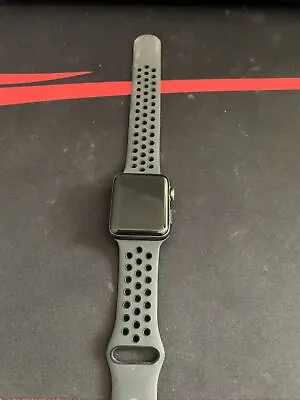Apple Watch Series 2 42mm Stainless Steel Black Smat Watch - (MP4A2LL/A) • $95