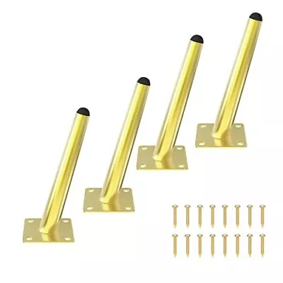 4 Pack 8 Inch Oblique Conical Metal Furniture Legs Slant Feet Replacement • $24.15