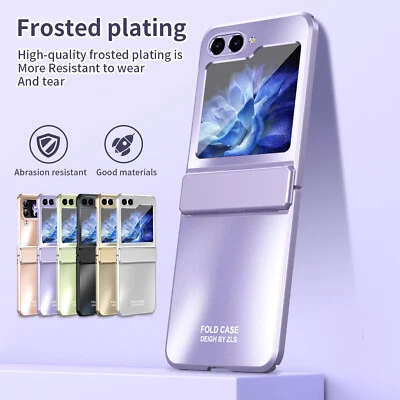 $19.14 • Buy For Samsung Galaxy Z Flip 5 Flip4/3 Electroplated Hinge Integrated Plating Cases