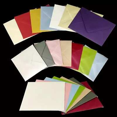 SMALL COLOURED ENVELOPES Ideal For Wedding Party Invitations Greetings Cards • £1.19