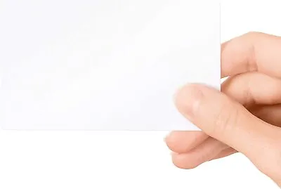£15.99 • Buy Blank 760 Micron CR80 White PVC ID Cards Printable On Any Desktop Card Printer