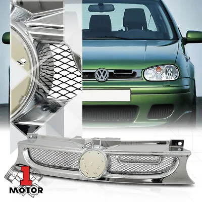 For 1999-2006 VW Golf/GTI {X-MESH} Glossy Chrome ABS Front Bumper Grille/Grill • $27.99