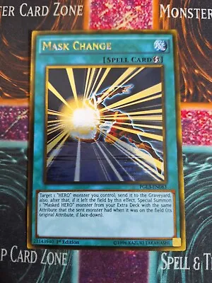 Yu-Gi-Oh! TCG Mask Change PGL3-EN083 Gold Rare 1st Edition Near Mint B2/ • $7.50