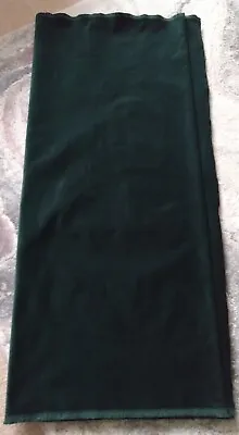 Bottle Green Cotton Velvet FabricWith Stretch Piece/Roll End 4 Metres X 110 CMS  • £29
