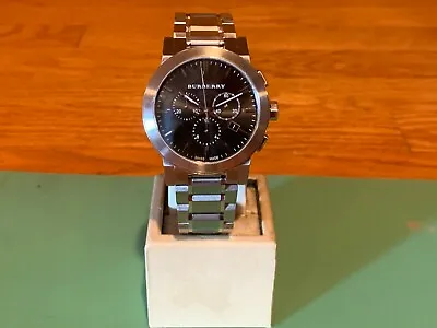 $350 • Buy Burberry Chronometer Quartz Wristwatch, Outstanding Condition
