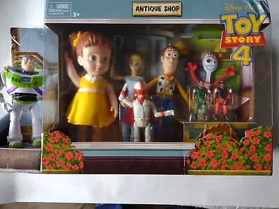 $75 • Buy Disney Pixar Toy Story 4 Antique Shop Adventure  Figures Buzz, Woody  Brand New