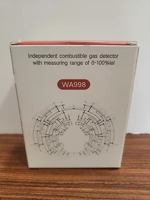 Independent Combustible Gas Detector WA998 Measuring Range Of 0-100% Level • $19.90