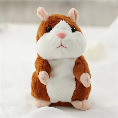 Adorable Repeat Talking Hamster Records Speech Kids Mimicry Plush Toy Xmas Gift  • $9.33