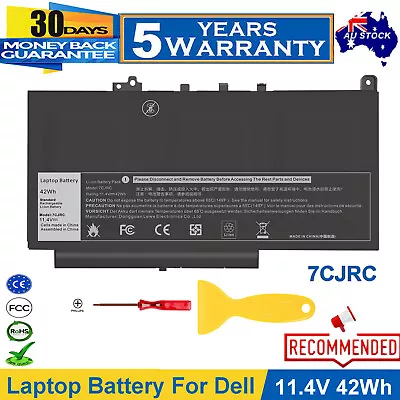 7CJRC Laptop Battery For Dell Latitude E7470 E7270 021X15 KNM09 0KNM09 42Wh AU • $35.95