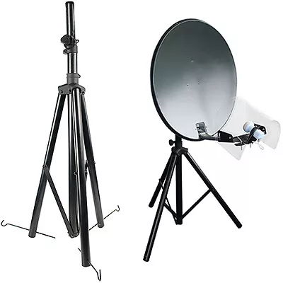 3 Legged Tripod For Satellite Dish Sky Freesat Stand Bracket Caravan Camping • £36.99