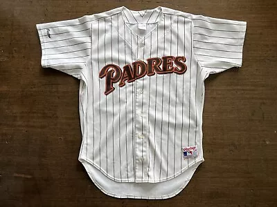 Authentic Vintage Rawlings San Diego Padres Jersey Pinstripe Size 44 (Large) • $299.99