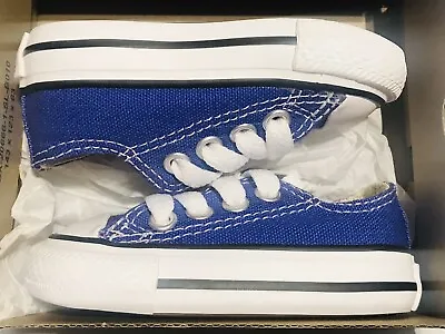 Converse Shoes Low Tops Trainers Sneaker Boot Toddler Baby Infant New Born Laces • £24.95