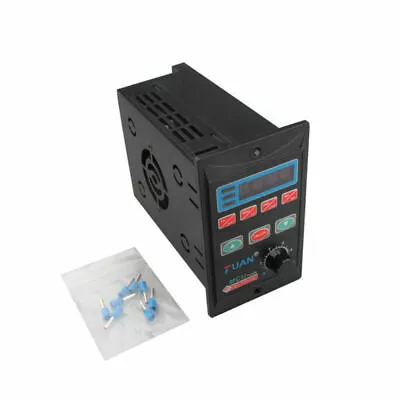 0.75kw 3 Phase Variable Frequency Drive Inverter Converter Speed Regulation New • £38.99