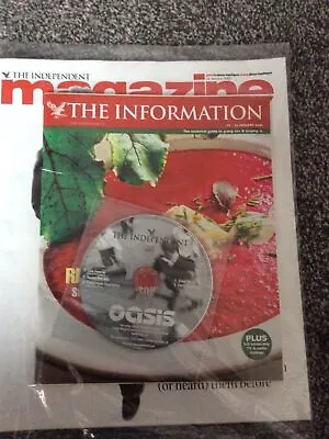 Oasis Cd  LIVE FOREVER   The Independent 22-Jan-2000  Cd Single  WITH MAGAZINE • £5