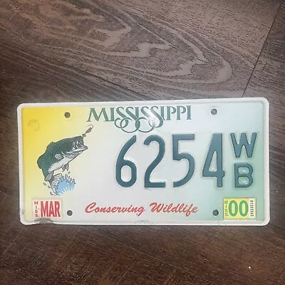 MISSISSIPPI LICENSE PLATE  SALE AIDS TUNNELTOTOWERS ORG. Nice Condition ! • $15.99