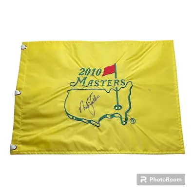 NICK FALDO Authentic Signed Autographed 2010 PGA Masters Pin Flag COA ASC • $269.99