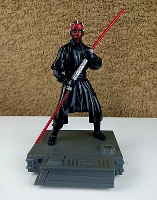 Vintage Star Wars DARTH MAUL ELECTRONIC TOOTHBRUSH HOLDER Light Up & Sounds 8  • £8.49