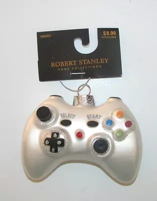 NEW Glass Robert Stanley Christmas Ornament Video Game Control Console Player • $8.99