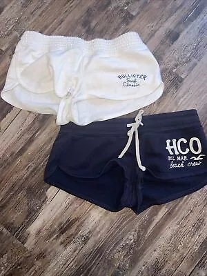 HOLLISTER SWEAT Booty SHORTS WOMEN’S 2 Pair Size Small • £17.42