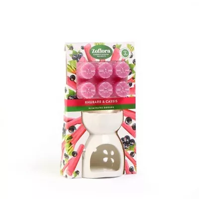 Zoflora Scented Wax Melts & Oil Burner Rhubarb & Cassis Free UK P&P • £9.99