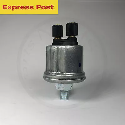 Vdo Oil Pressure Sender With Low Light Switch Suits 500 Kpa And 80 Psi Vdo Gauge • $153.23