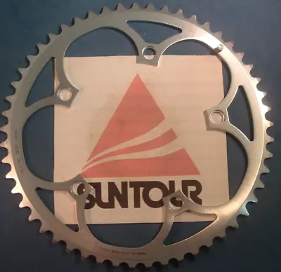 Suntour Japan Superbe Pro 53Tx 130BCD Road Chainring-NEW/NOS-6/7/8-Spd- Mint - • $129.99