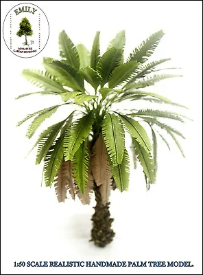 Miniature Palm Tree Model 1/50 Scale Approx 14 Cm Height. Emily Emg-018 • $9