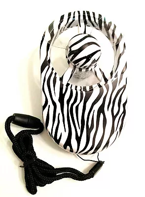 Totes Touch Personal Handheld With Stand Fan For Her Black And White Zebra • $8.14