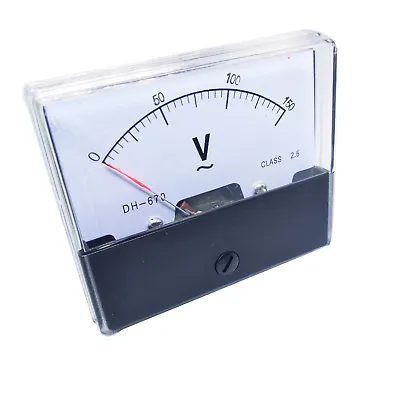 US Stock Analog Panel Volt Voltage Meter Voltmeter Gauge DH-670 0-150V AC • $13.10