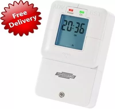 Timeguard 7 Day Slimline Electronic Immersion Heater Timeswitch • £50.49