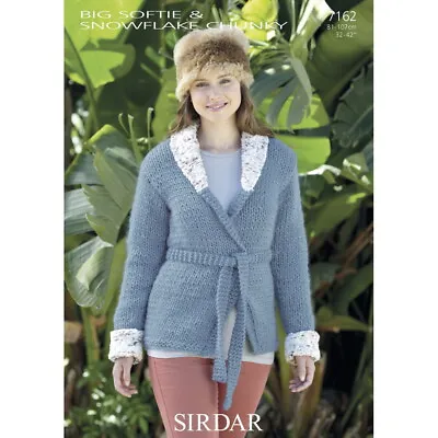 £2.49 • Buy Sirdar Womens Knitting Pattern - 7162 - Jacket - Big Softie
