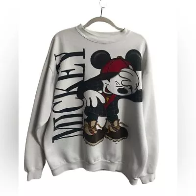 Vintage Disney Hip Hop Mickey Crewneck Sweatshirt • $65