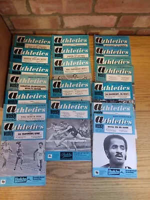 £35 • Buy Athletics Weekly Magazines Job Lot 1970s