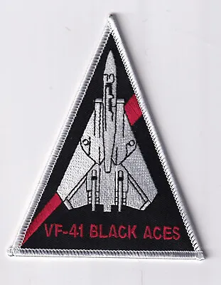 VF-41 Black Aces F-14 Patch - Sew On 4.5  • $15.95