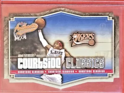 Allen Iverson  203-04 Fleer  Courtside Classics  #cc-3  (mint) • $4.90