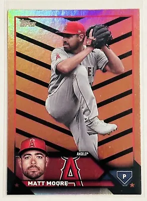 2023 Topps Update Matt Moore #US274 Orange And Black Halloween Parallel Angles • $0.99