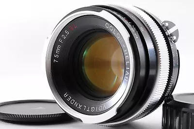 [Excellent] VOIGTLANDER COLOR-HELIAR 75mm F/2.5 SL For Nikon Ai-s Japan • $259.99