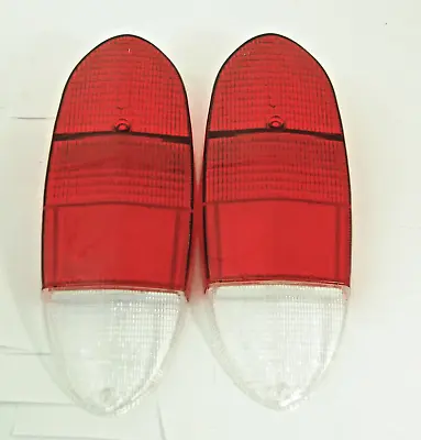 Tail Light Lens Color Red Left & Right Side Fits Volkswagen Type3 & Ghia • $59.99