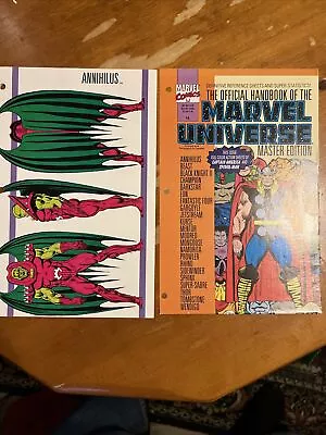 Official Handbook Of The Marvel Universe Master Edition 14 Comics Card Print TPB • $14.99
