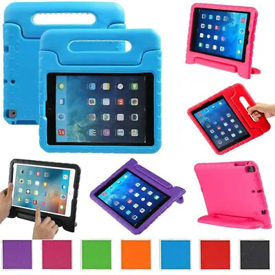 For IPad Air 1 2 5th 6th Gen 2017 2018 9.7  Kids Safe EVA Foam Stand Case Cover • £15.22